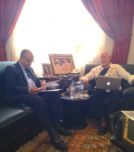 Meeting with the Governor of province Al Haouz 1.9.2014 for receiving official research permission