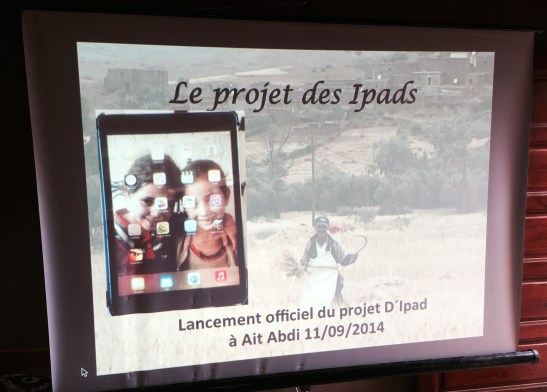 multimedia show- launching ipad project